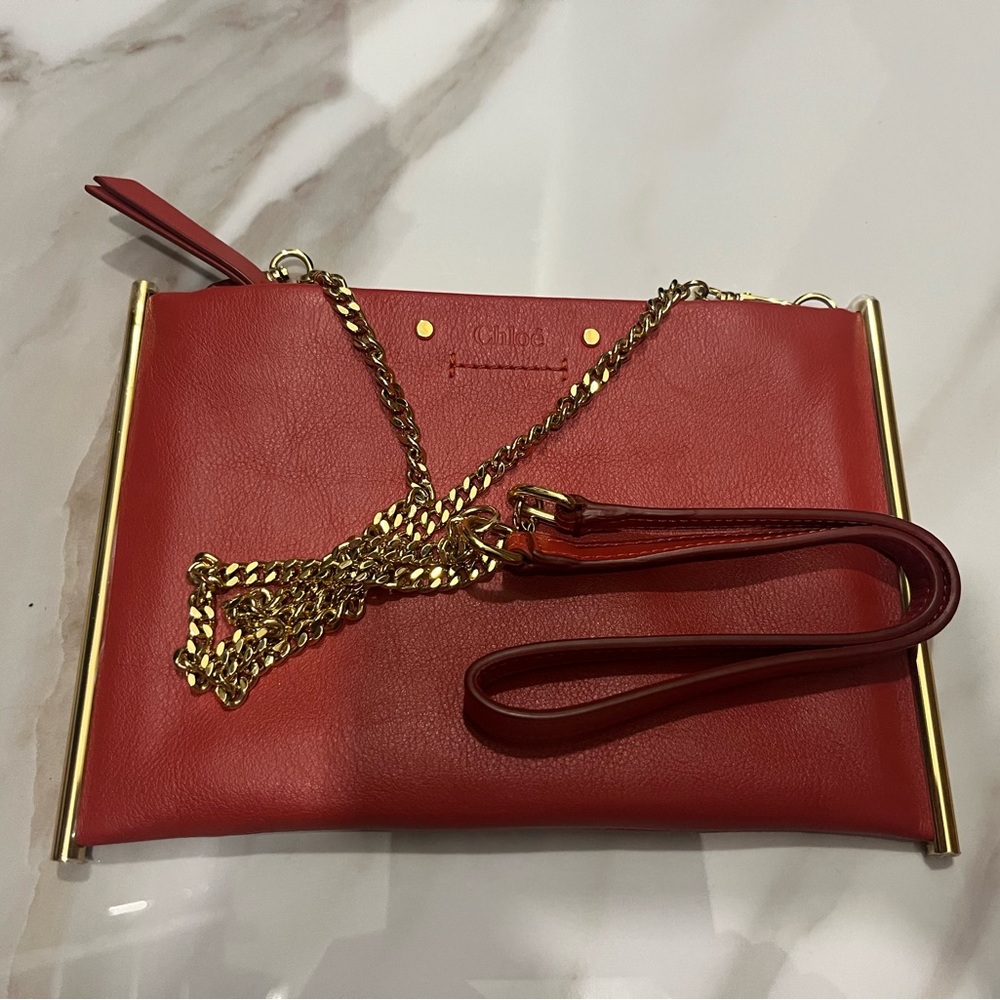 Chloe Leather Crossbody Bag